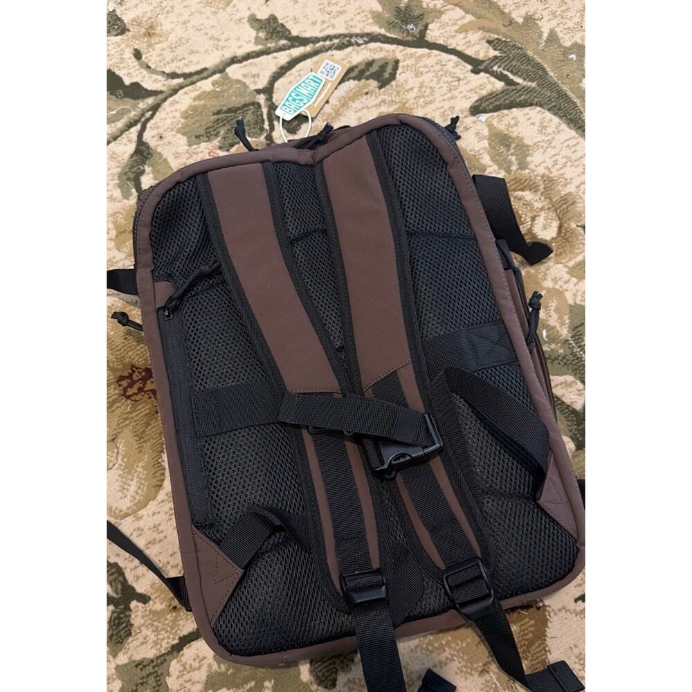 BAGSMART Blast 28L Travel Backpack Brown/Black Ergonomic Trolley Pass-Through - Picture 6 of 7